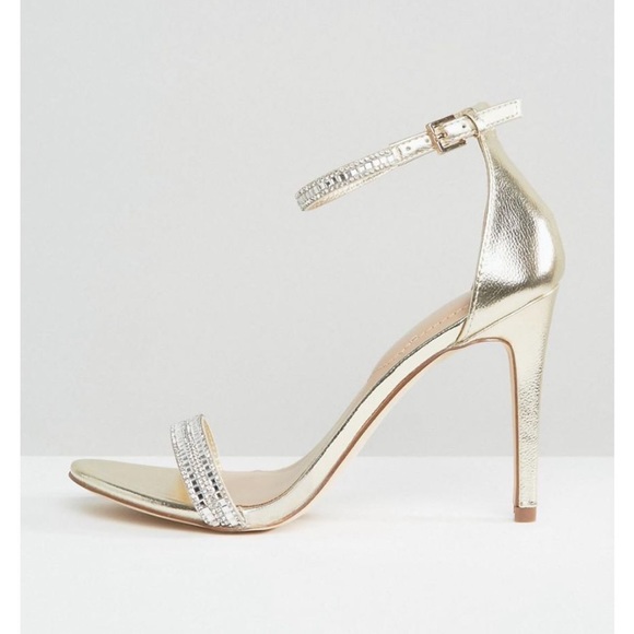 Aldo Diamond Rhinestone Heels - Picture 6 of 7